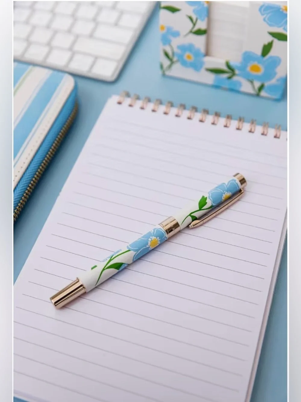 Kate Spade “Sunshine Floral” Ballpoint Pen with Reusable Gift Box